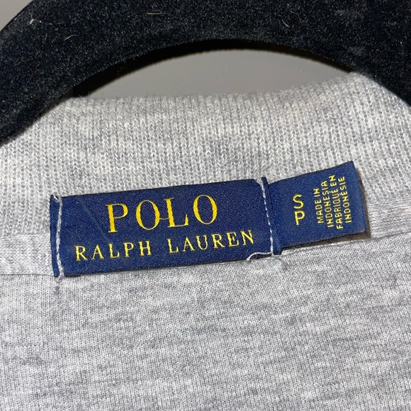 Polo Ralph Lauren Luxury Quarter-Zip Pullover Mens Gray | Size Small - Picture 10 of 10